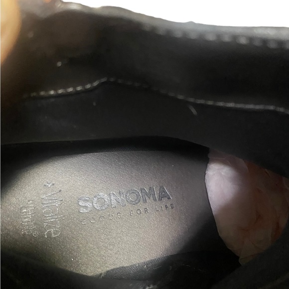 Sonoma Boots Womens 9 M Brown Rosalind Ankle Bootie Block Heels Side Zip Casual - Picture 6 of 8